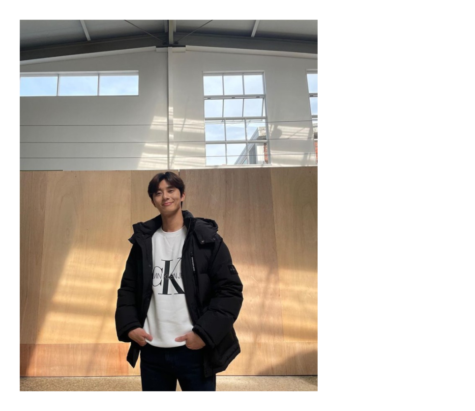 진CK 남자 숏패딩 롱패딩 멋있어요 박서준 인스타그램 패션 겨울아우터는 캘빈클라인 3