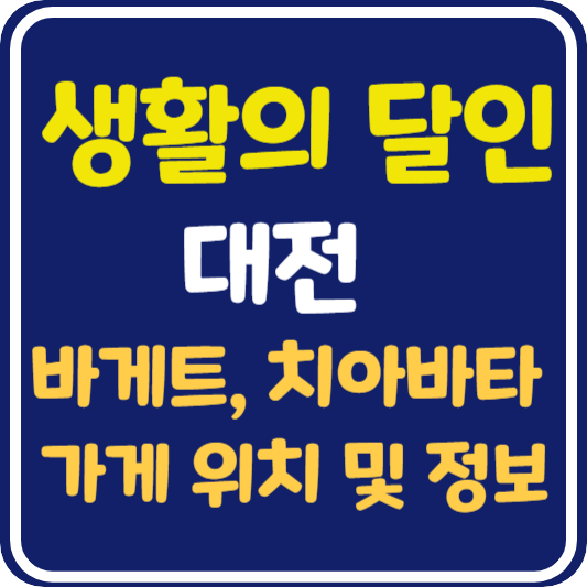 생활의 달인 바게트, 치아바타 달인 가게 위치 및 정보