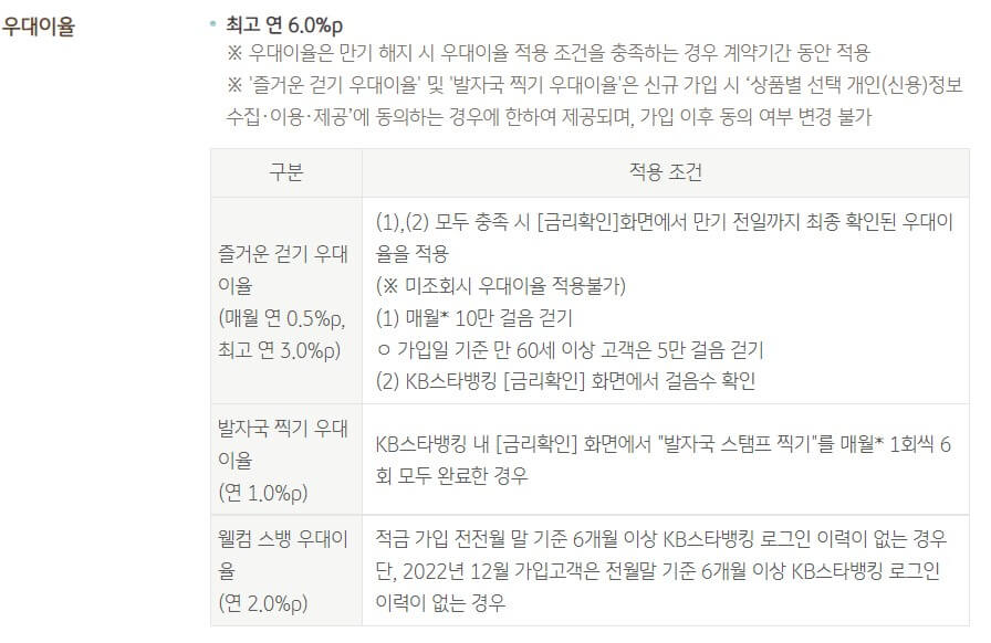 kb적금 주건강적금 8%
