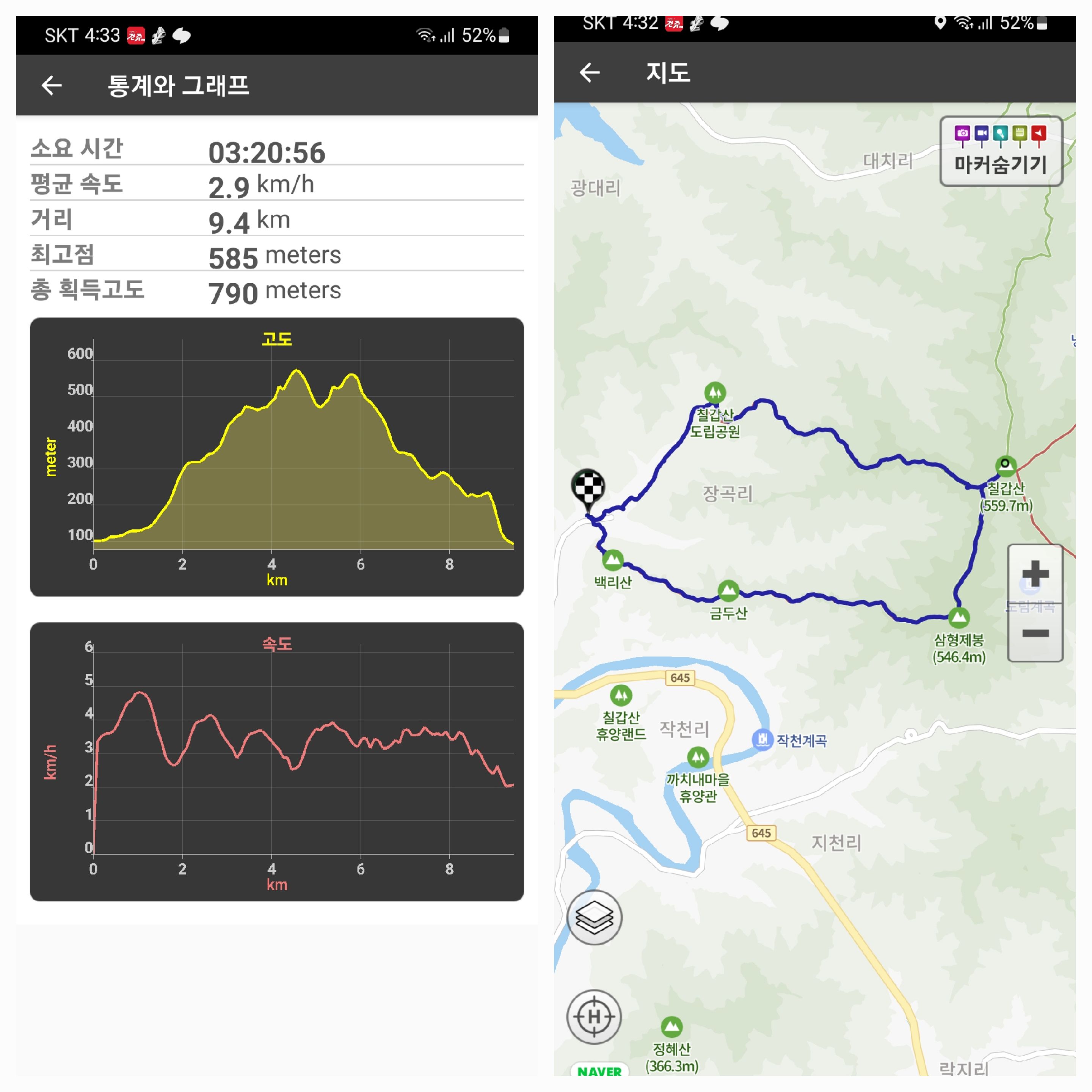 삼형제봉 정상 이미지