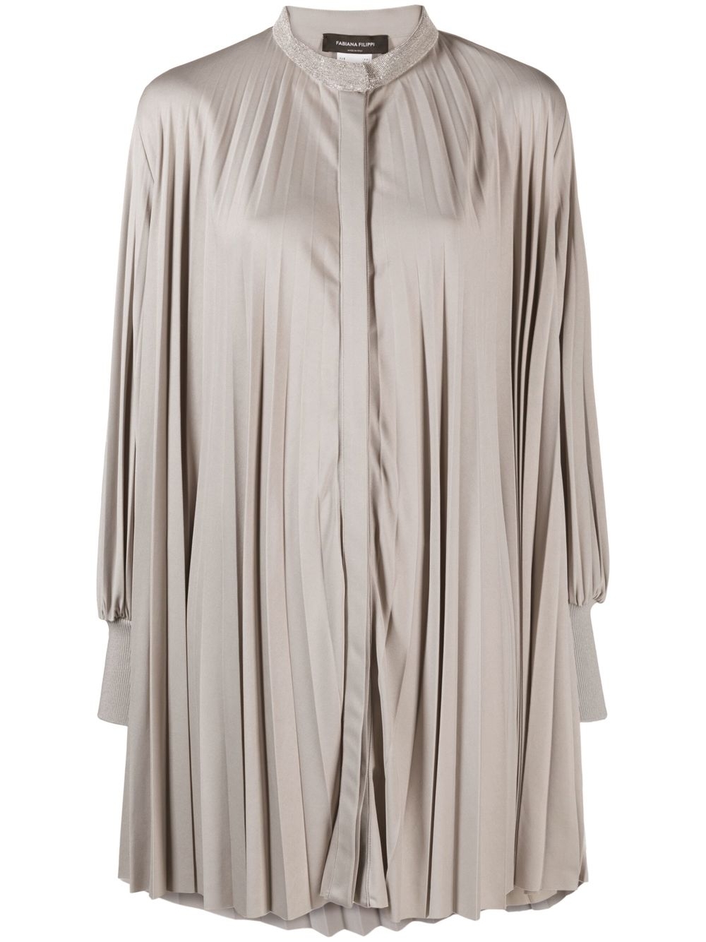 Gathered-detail long-sleeve Dress / Fabiana Filippi