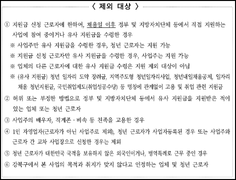 강북구 패션봉제업 정착장려금