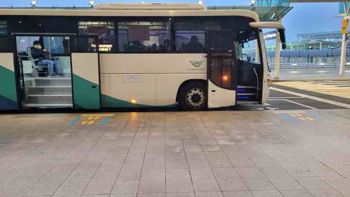  인천국제공항 셔틀버스 제2여객터미널(T2) -> 제2여객터미널(T1)