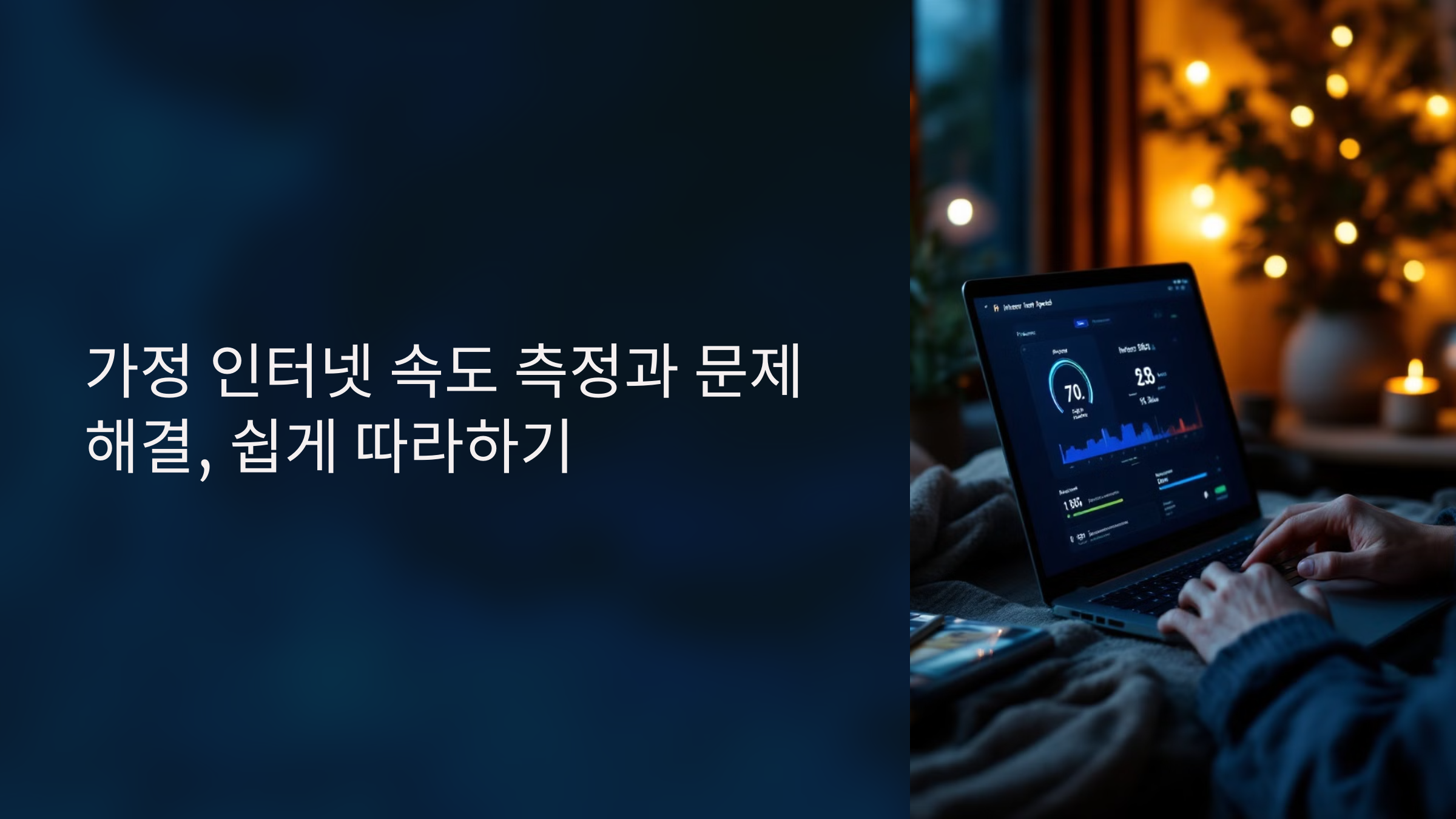 가정 인터넷 속도 측정과 문제 해결, 쉽게 따라하기