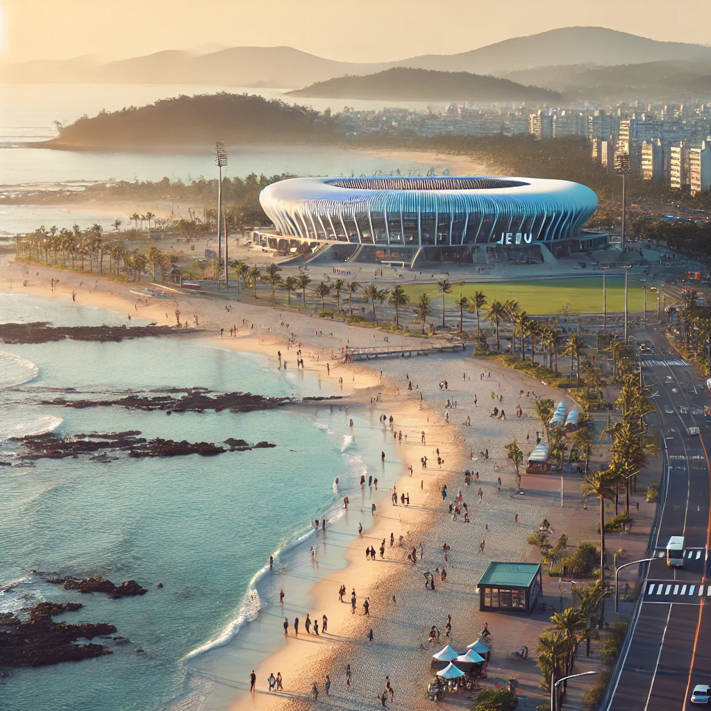제주 경기장 주변 교통상황