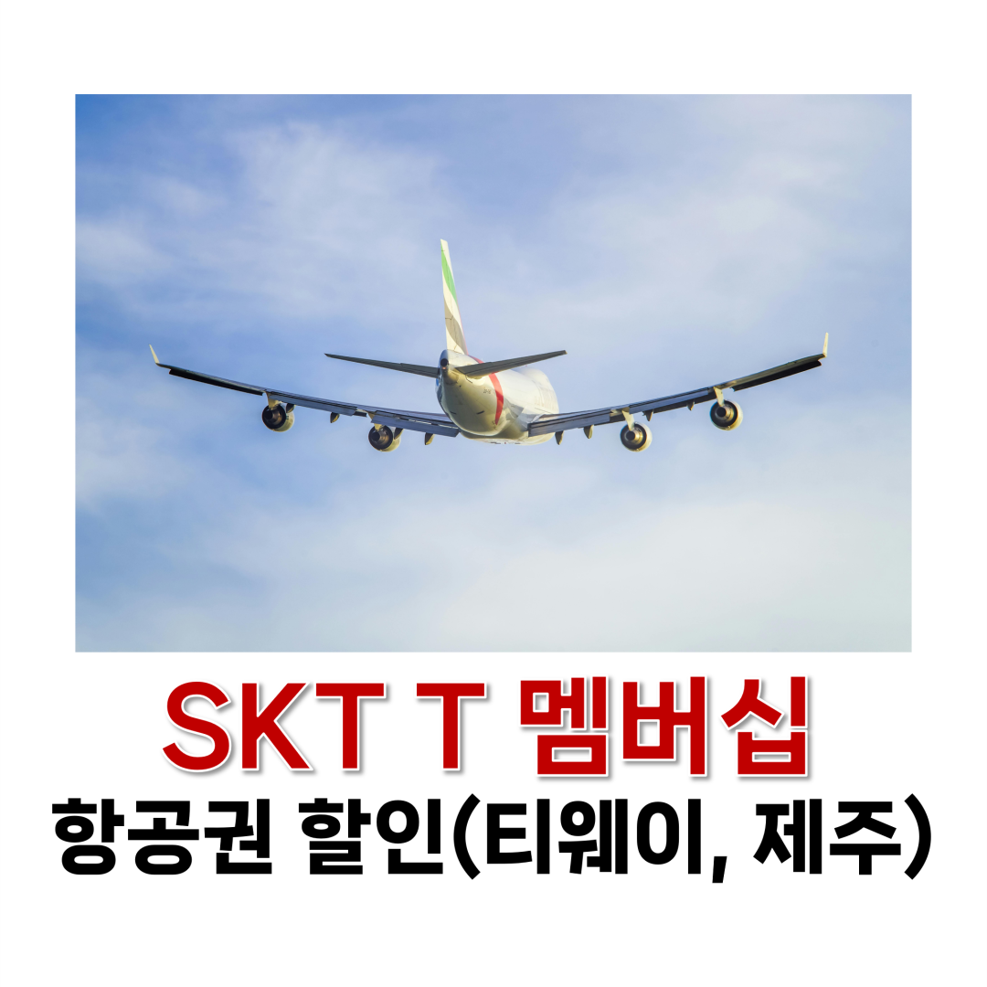 SKT T 멤버십 항공권 할인