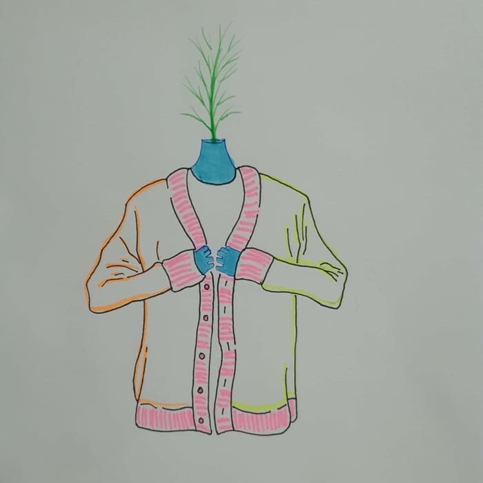  여미다 Adjust 일러스트 그림 드로잉 2020