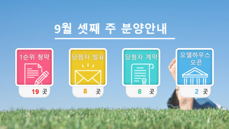  [분양 일정] 21년 9월 3주차 (9/17~9/21)