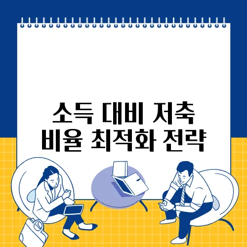 소득 대비 저축 비율 최적화 전략