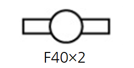 형광등-F40X2-그림기호