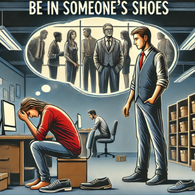 다른 사람의 입장이 되어보기 / be in someone's shoes