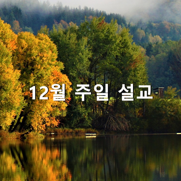  12월 주일 설교 모음
