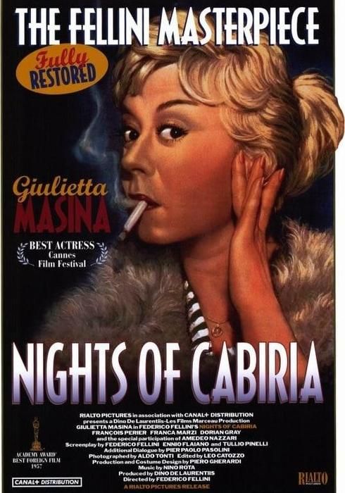 영화 카비리아의 밤 포스터