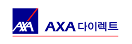AXA손해보험 다이렉트 자동차보험료 비교견적 사이트 로고