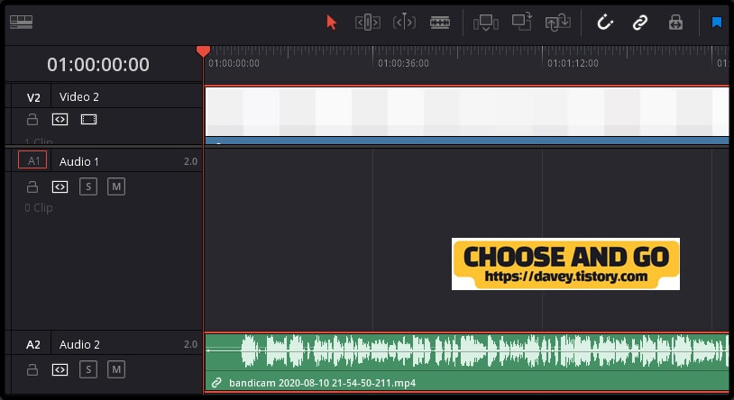 다빈치-리졸브-오디오-편집-select-mode
