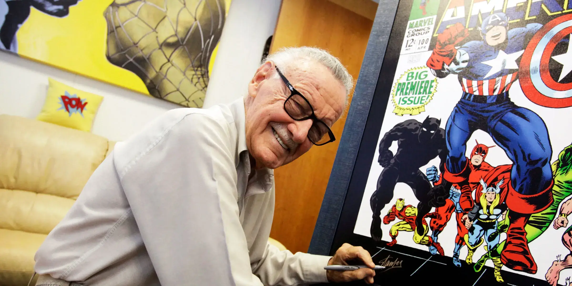 마블의 아버지 스탠 리(stan lee)