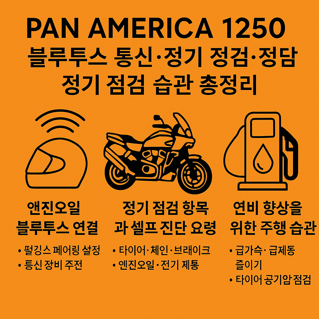Pan America 1250 블루투스
