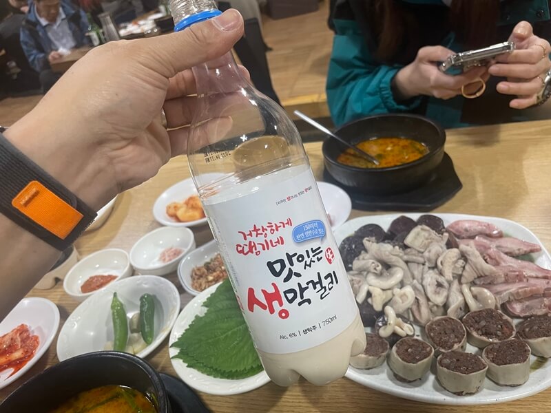 피순대에_빠질수없는_막걸리