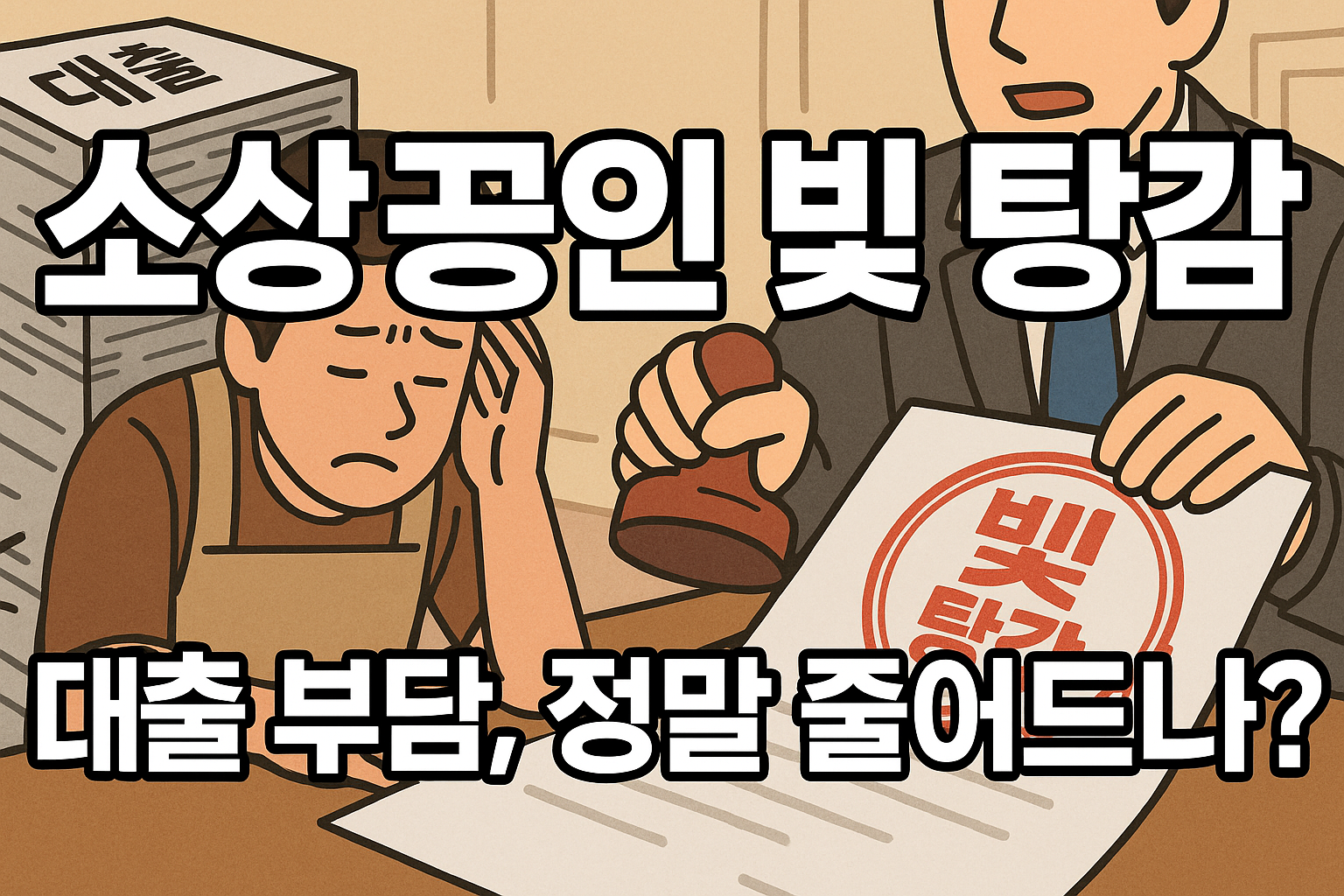 소상공인 빚 대출 탕감