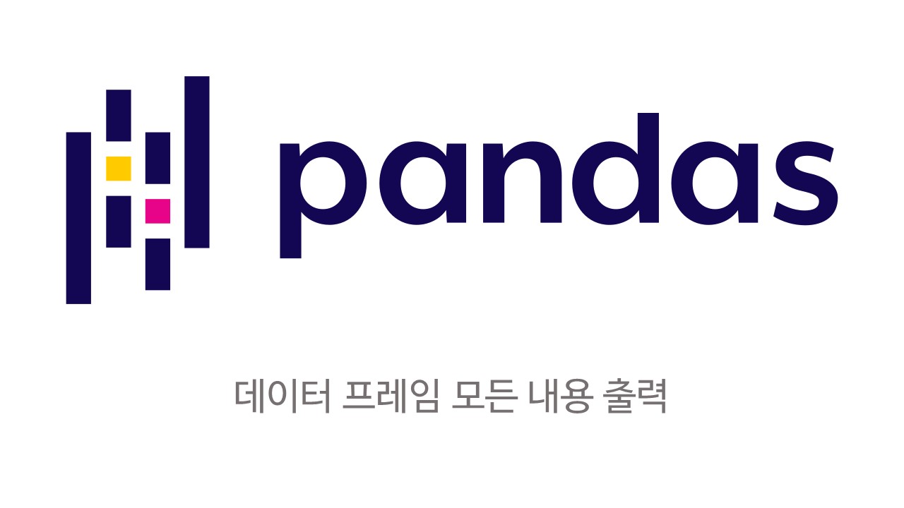  [Pandas] 데이터 프레임 컬럼 생략 없이 출력하는 방법