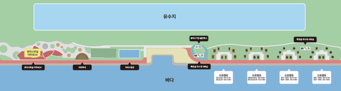 인천송도국제캠핑장 b구역 배치도