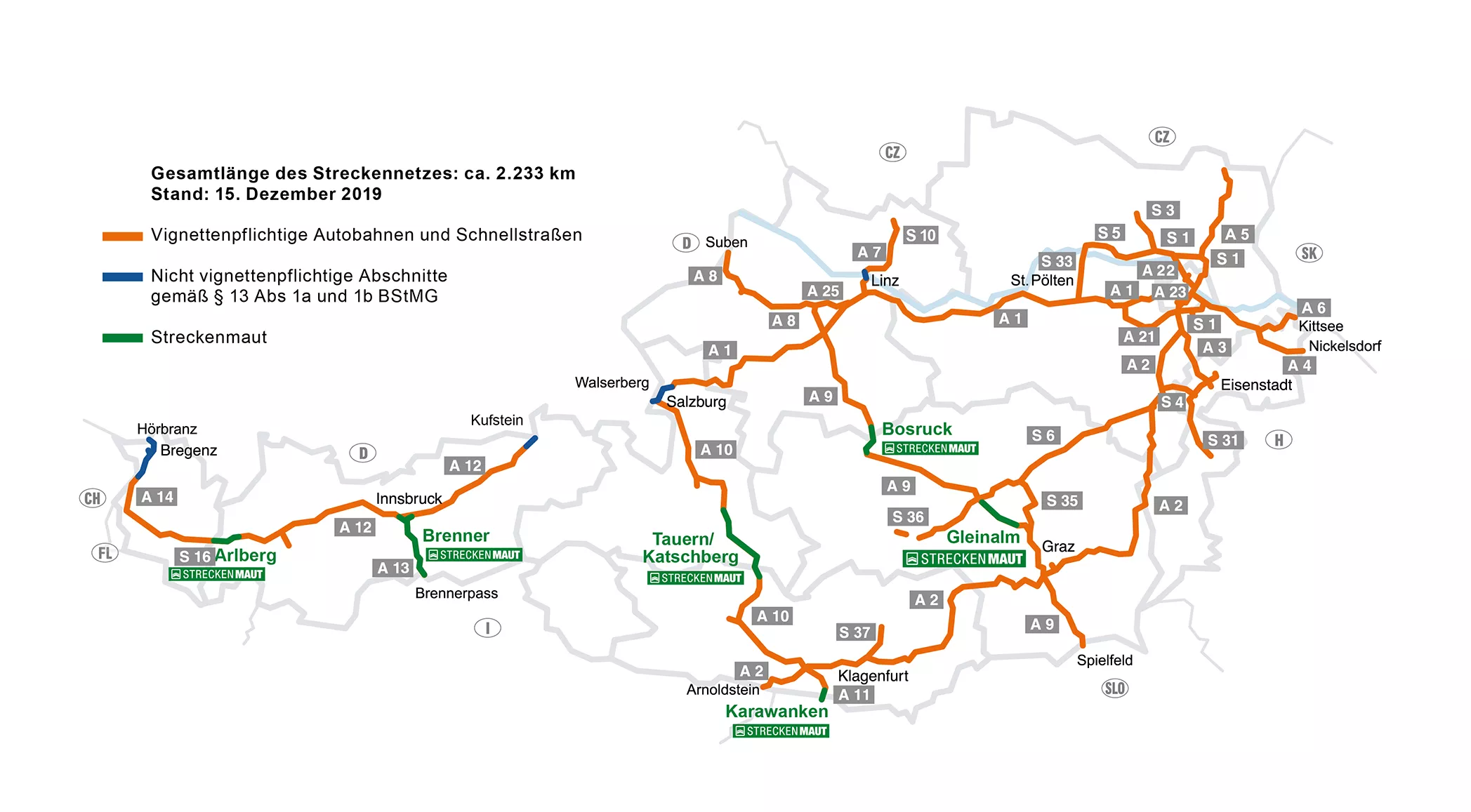 Austria-road-map