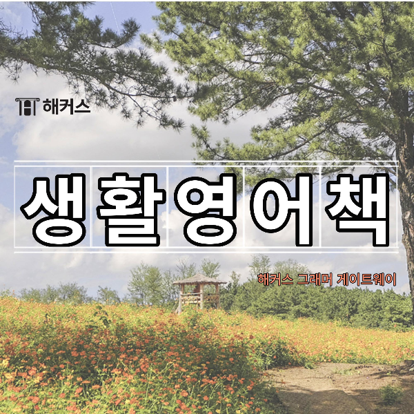  생활영어책, 일상에서 사용하는 영어 공부 책
