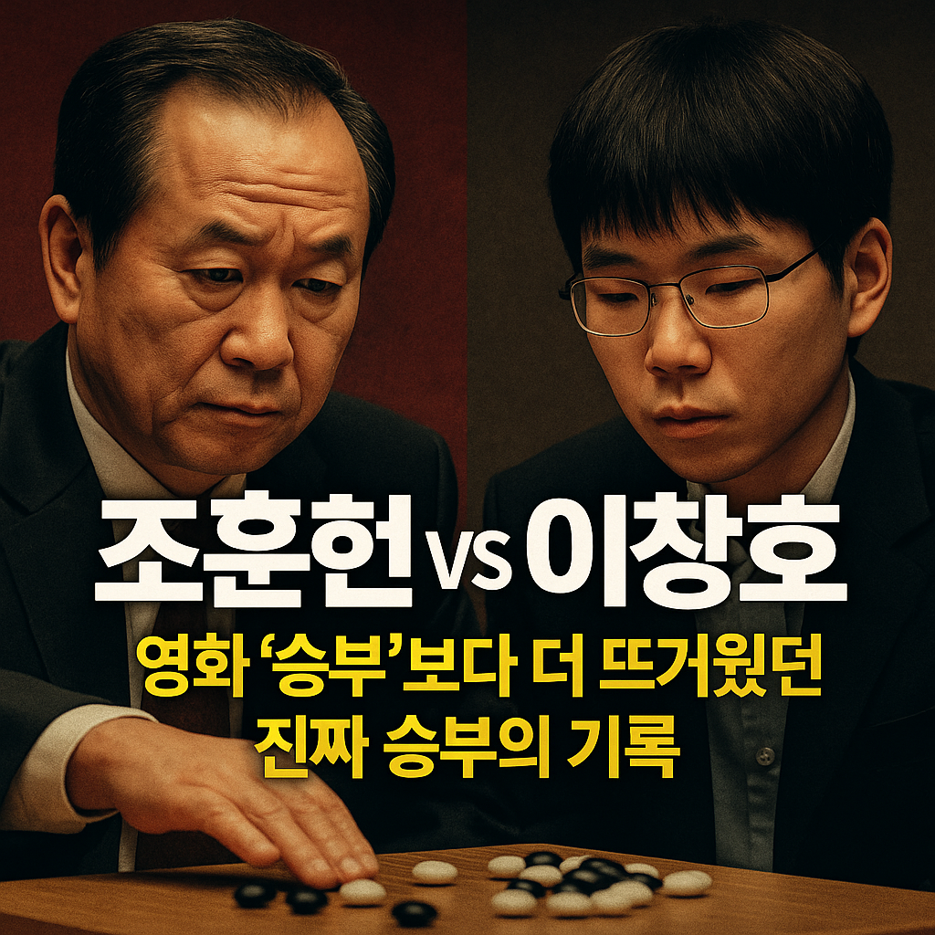 조훈현과 이창호의 바둑 대결 썸네일 이미지