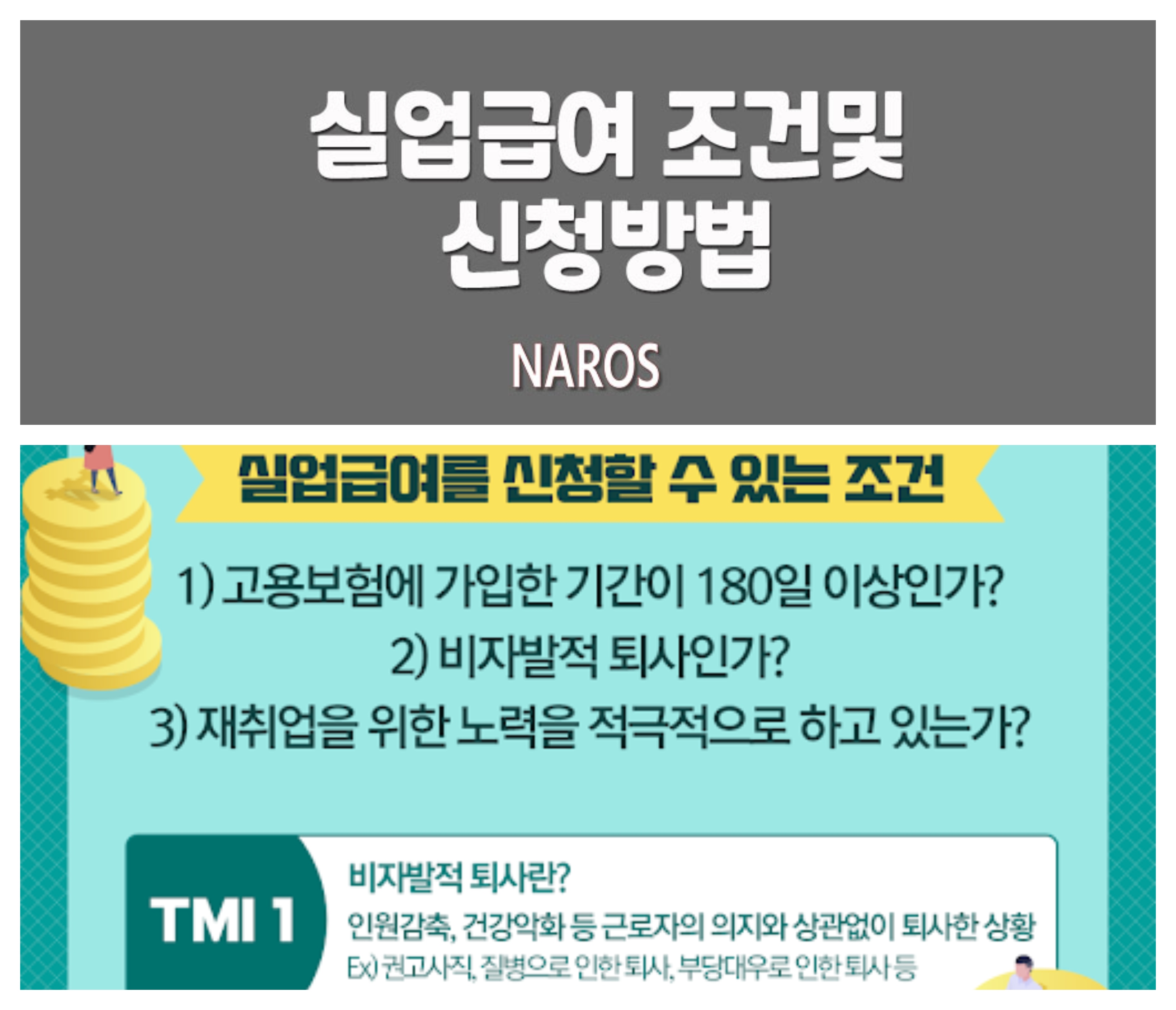  실업급여 조건 및 신청하는 방법
