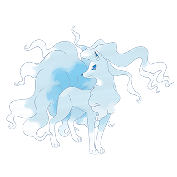  [포켓몬도감]  No. 038 나인테일 Ninetales #038 Alolan Form
