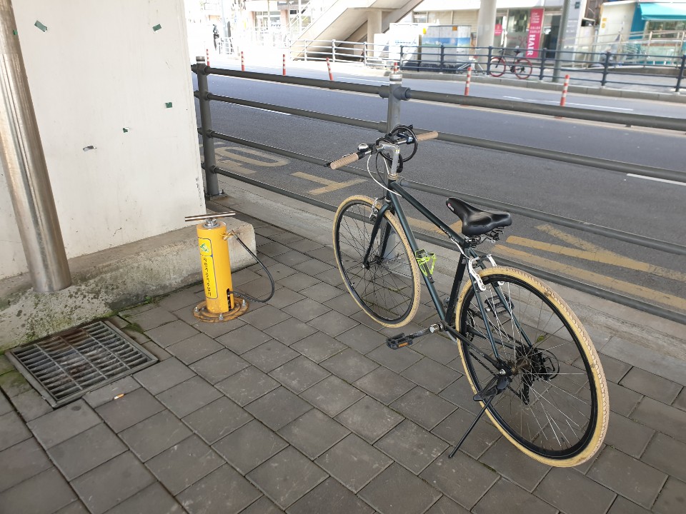 기힝 자전거 공기