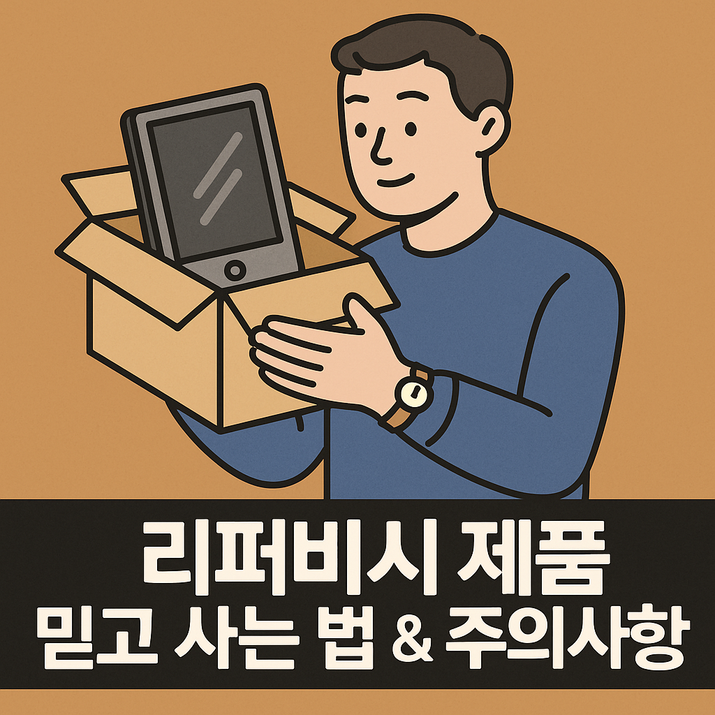 리퍼비시 제품 믿고 사는 법 &amp; 주의사항