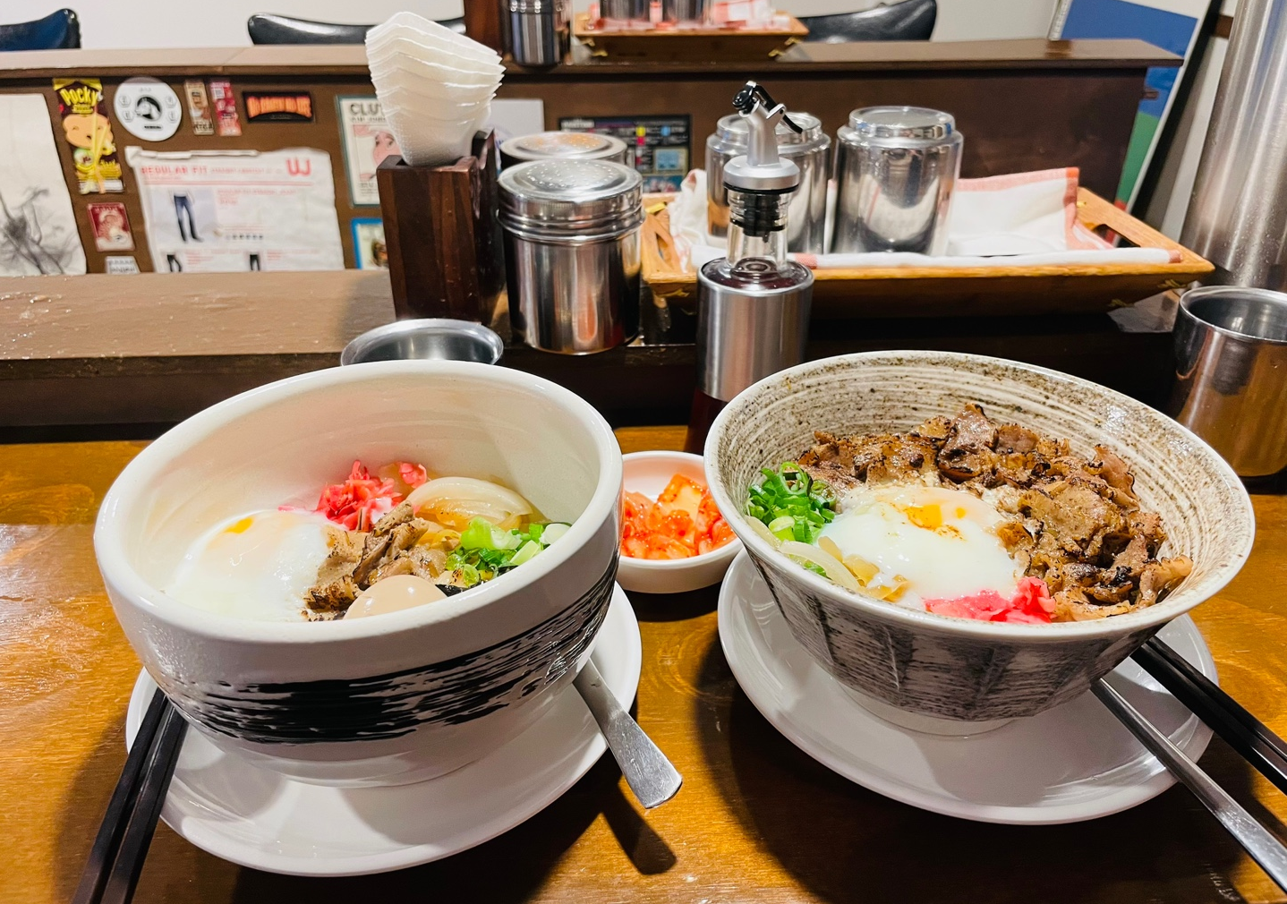 규동&아부라소바