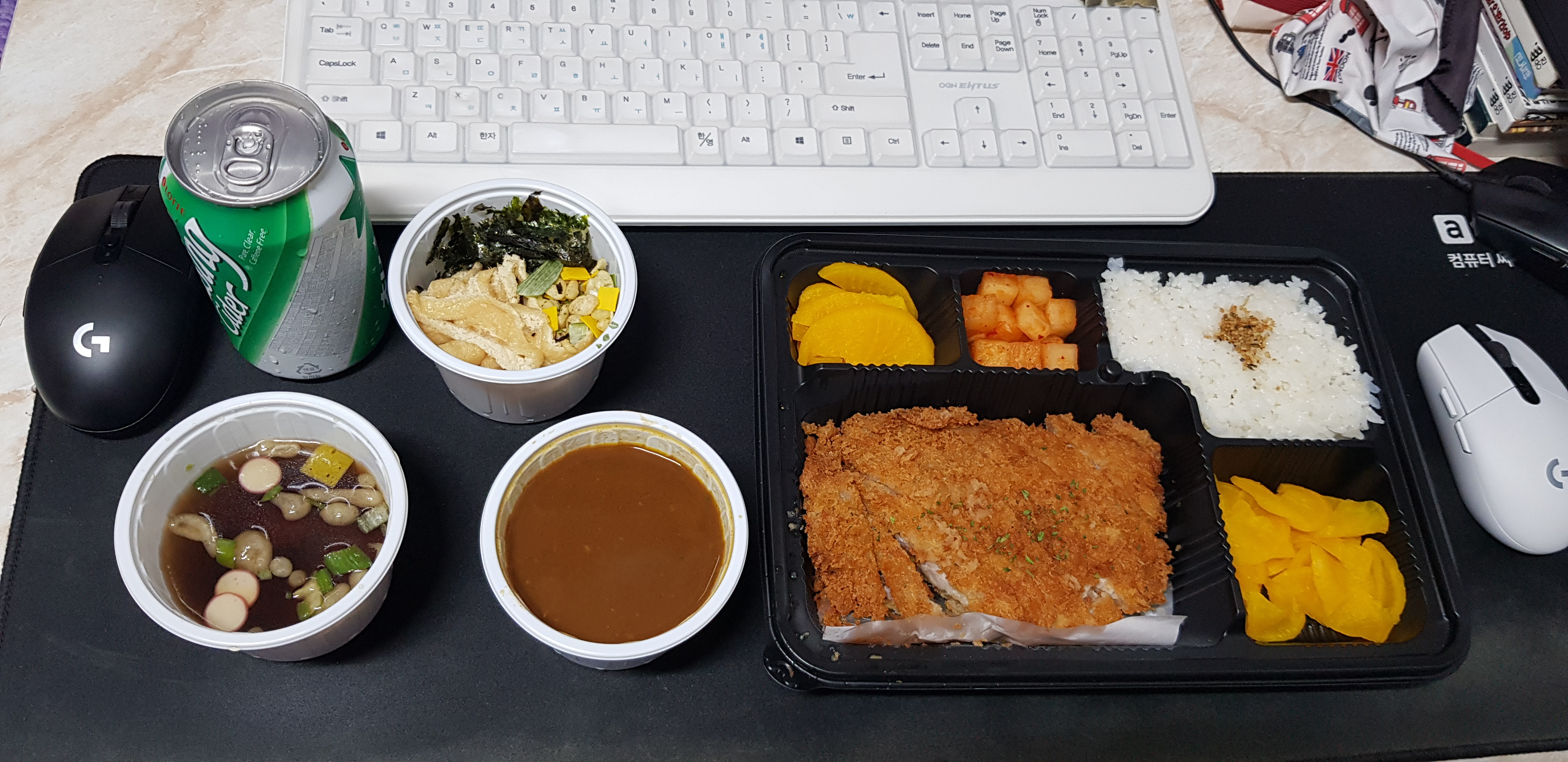  안양 광명 유미카츠 내돈내산 돈가스 카레 정식