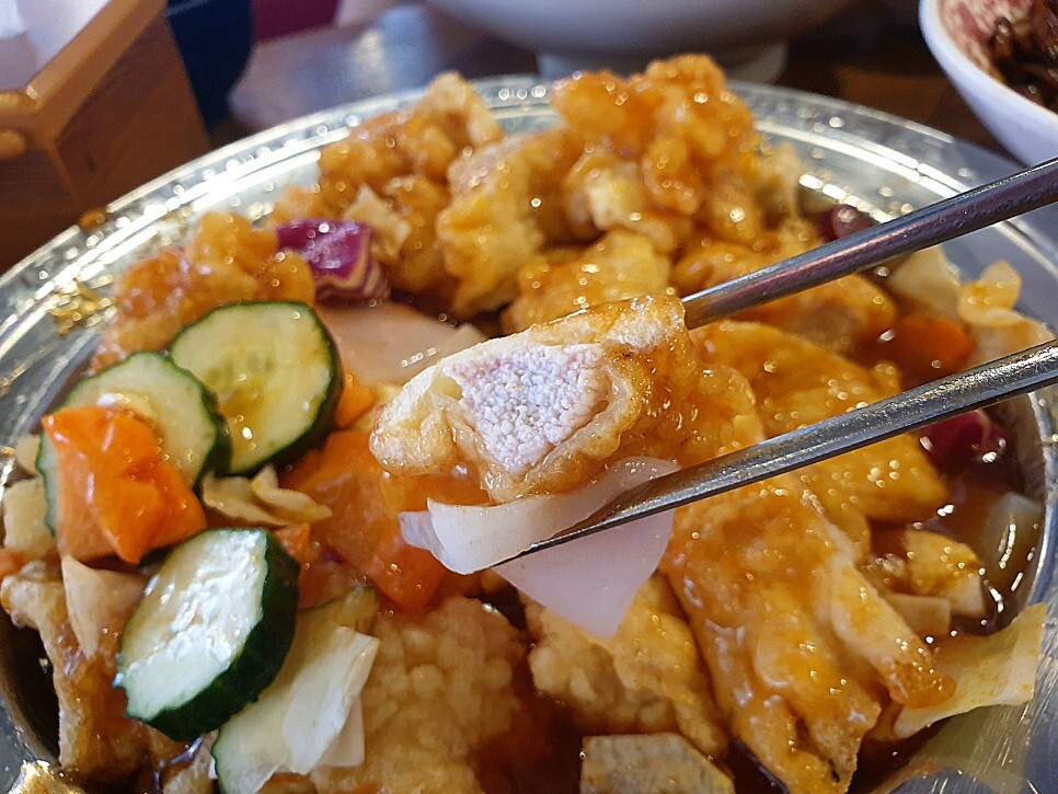 대구 맛집 탐방 대명동 계대 짬뽕 중국집 회성각 후기 - 탕수육 中 (22,000원) 대구 맛집 탐방 대명동 계대 짬뽕 중국집 회성각 후기 - 탕수육 中 (22,000원)