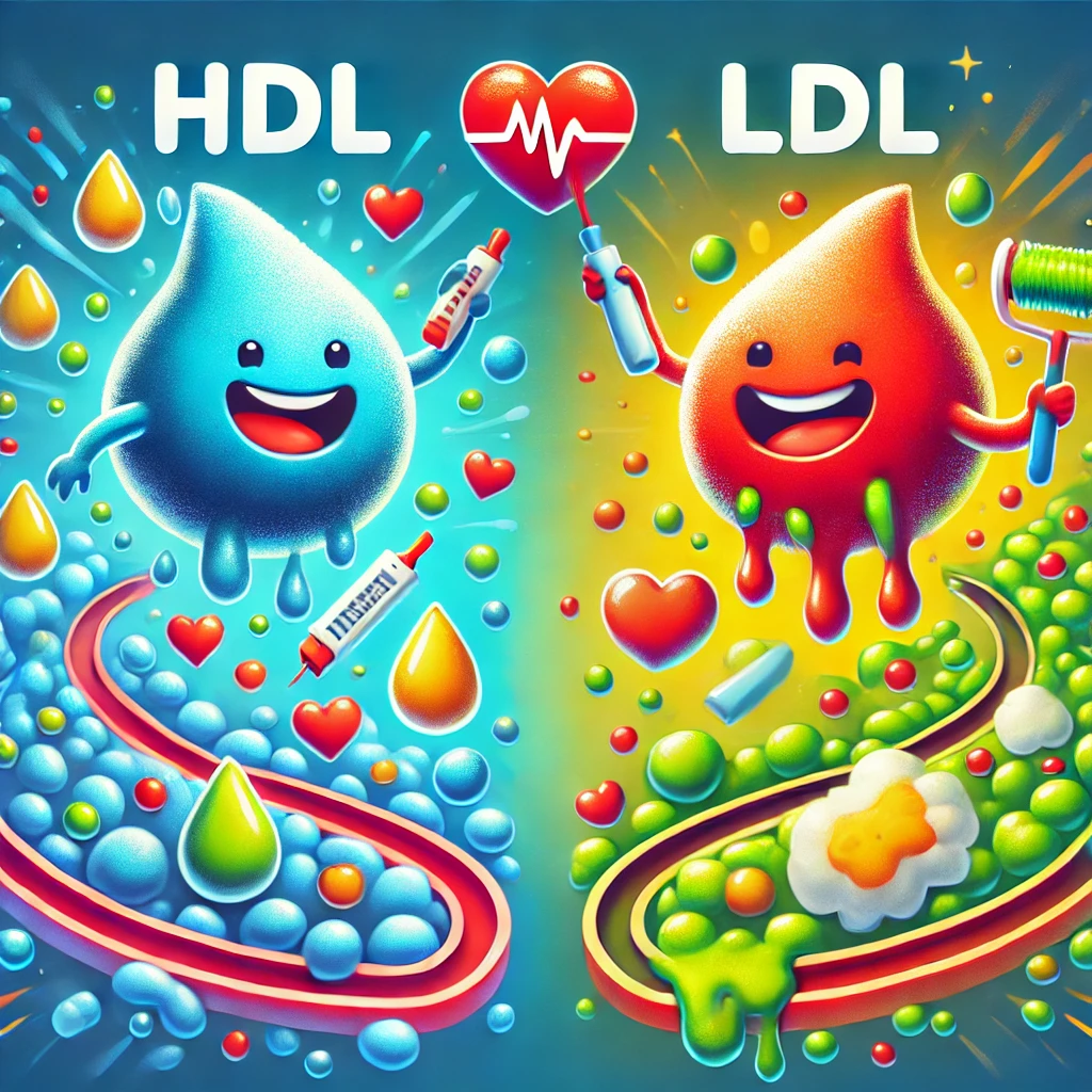 HDL vs LDL에 관련된 사진