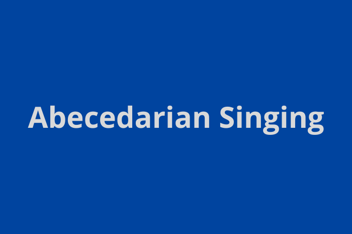 Abecedarian Singing