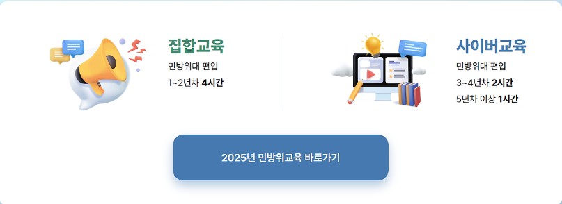민방위 사이버교육 시간2