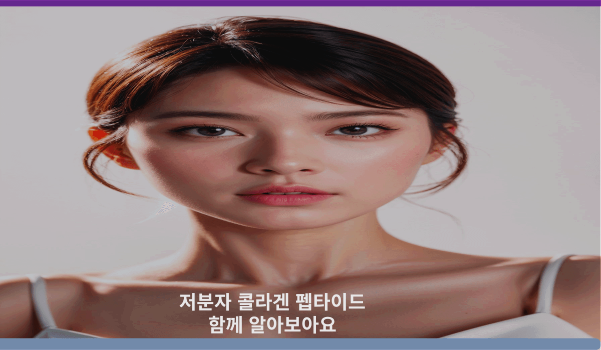 뽀얀 피부로 정면을 바로보는 여성