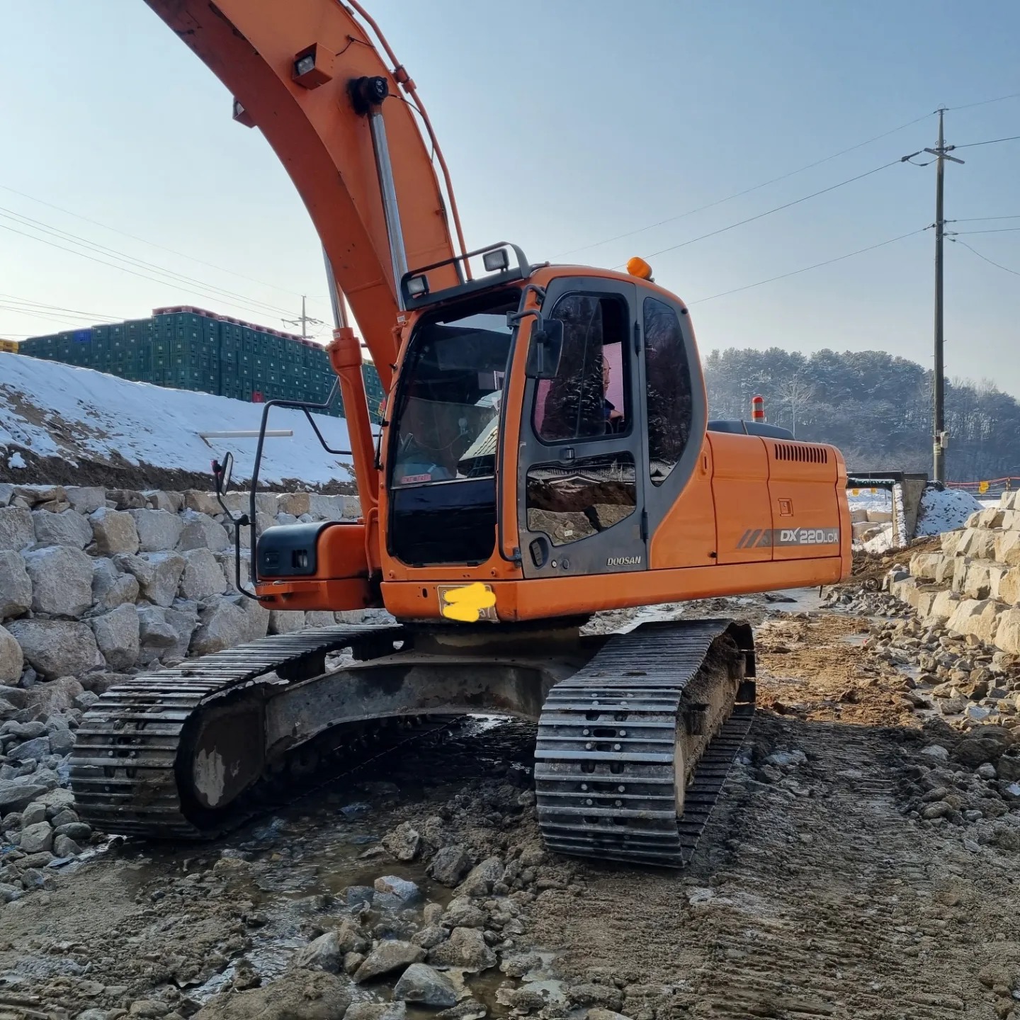  두산 DX220LCA 2015년식 5500만원 판매합니다.