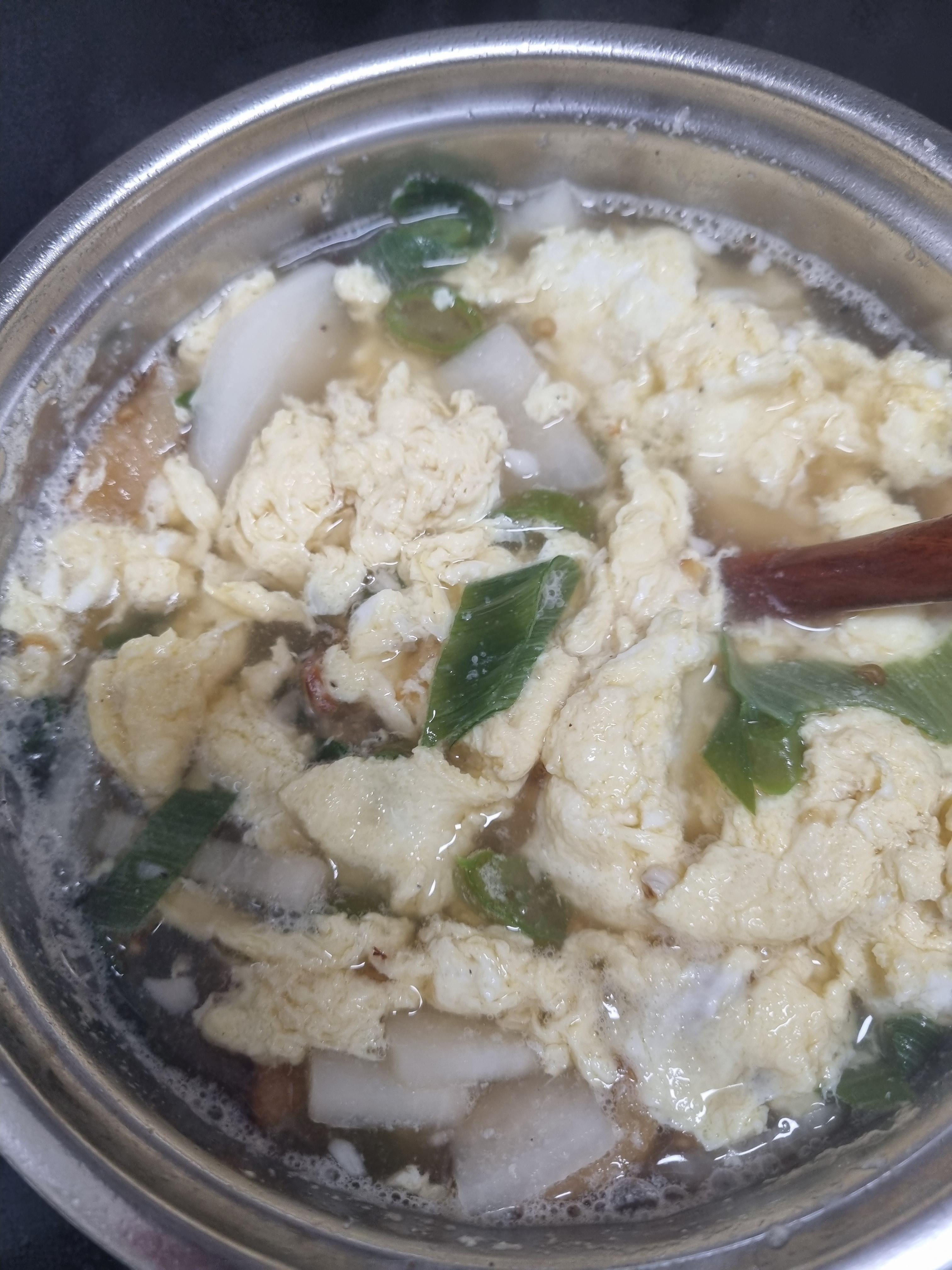  간단한 아침 국 끓이기 , 시원한 맛이 일품인 "황태해장국"