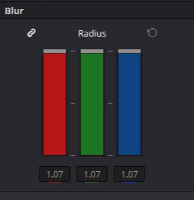 Radius값에 따른 변화 1