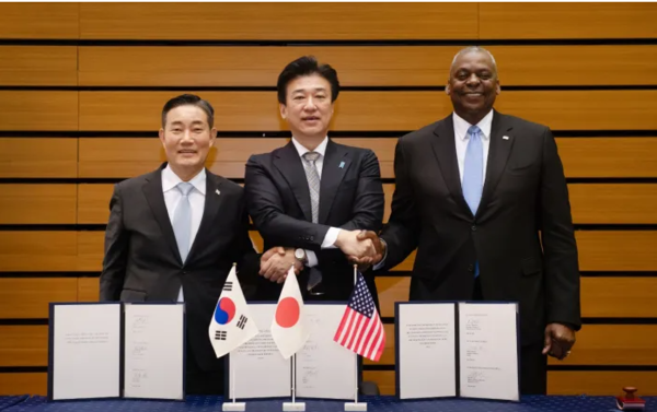 한일군사협력 군사주권 미일동맹 인도태평양 신원식 국방부 한미일삼각군사협력