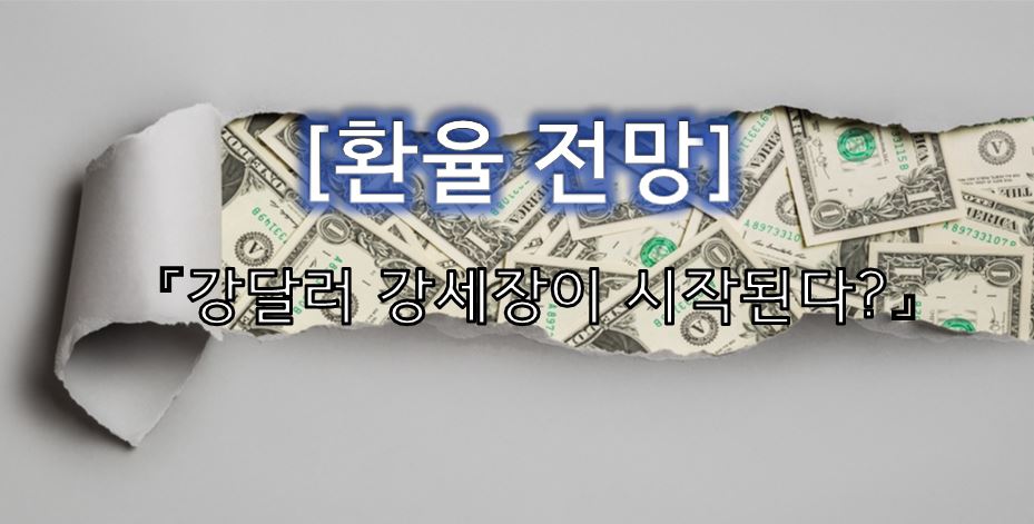  원달러 환율 전망!! "현재 환율이 상승하는 이유 총정리", 강달러 시작!!