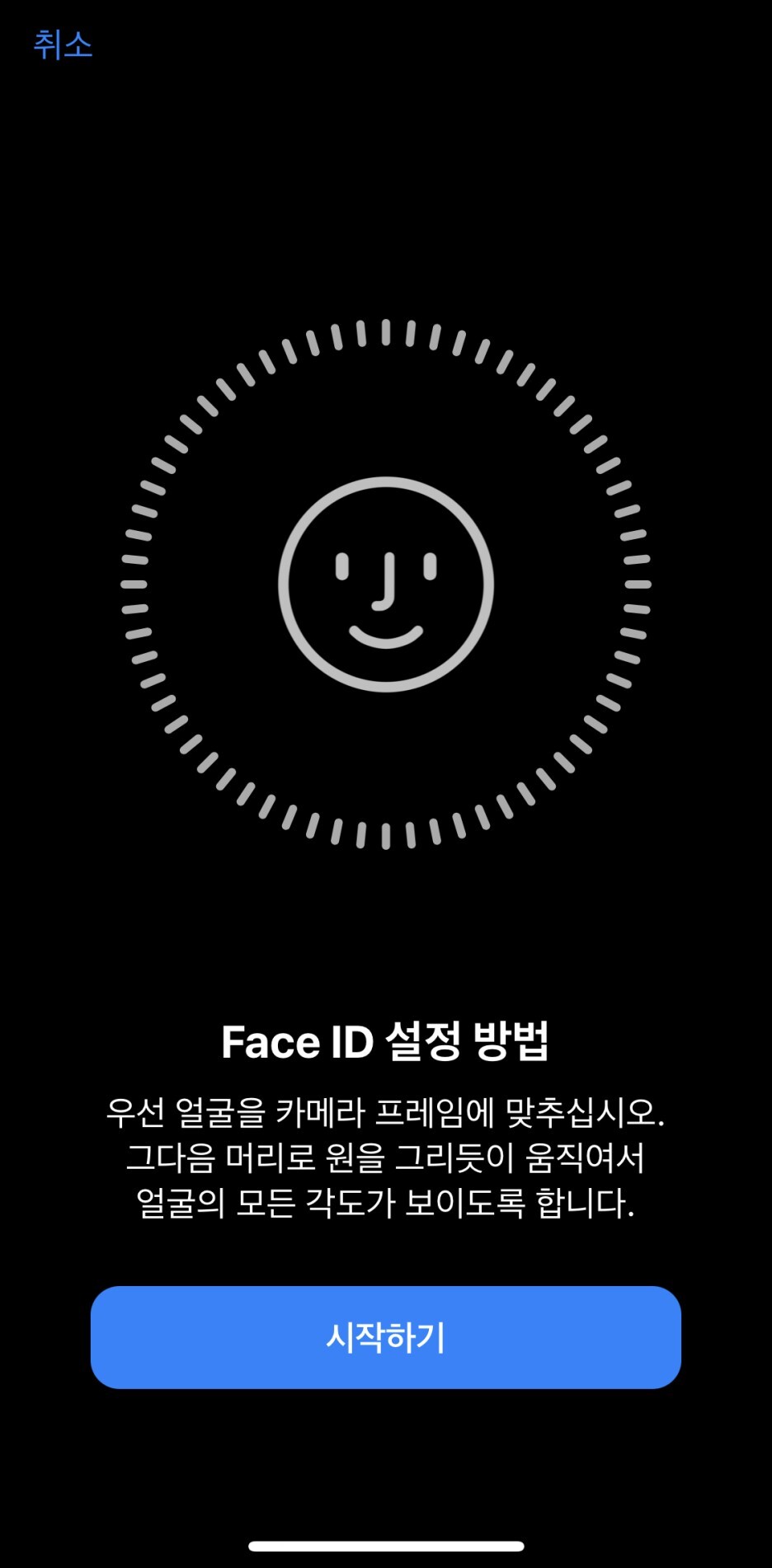 아이폰-FaceID-설정-화면