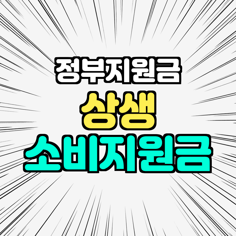  상생소비지원금 최대30만원 캐시백