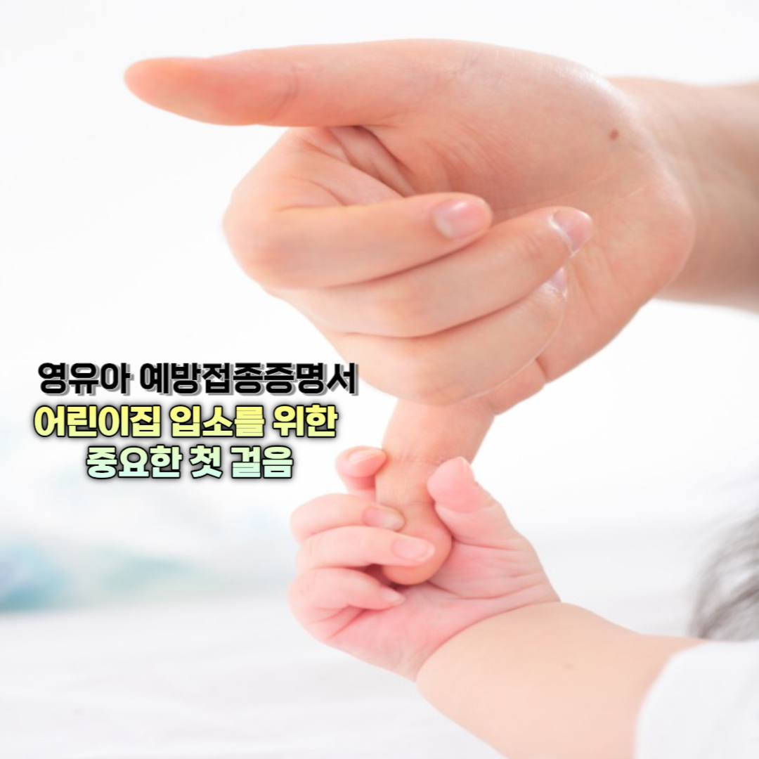영유아 예방접종증명서 발급