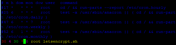  [linux] 작업 스케줄러 사용하기 cron, crontab