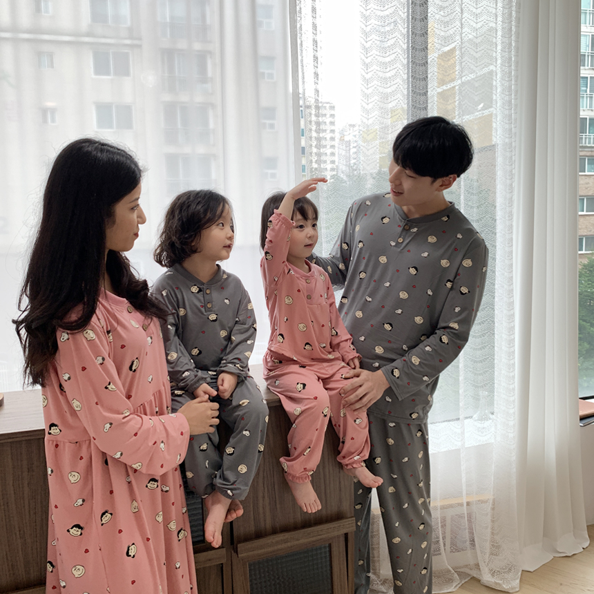 기모 원피스 잠옷 [시즌OFF] 피치기모 겨울 58