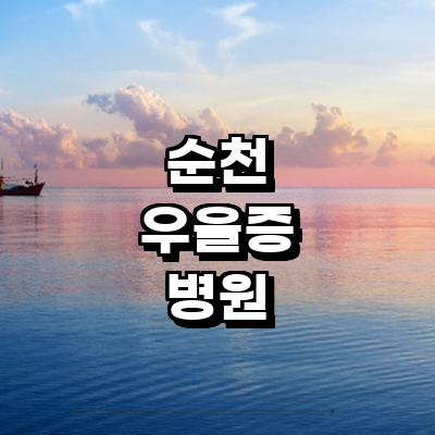 순천시 우울증